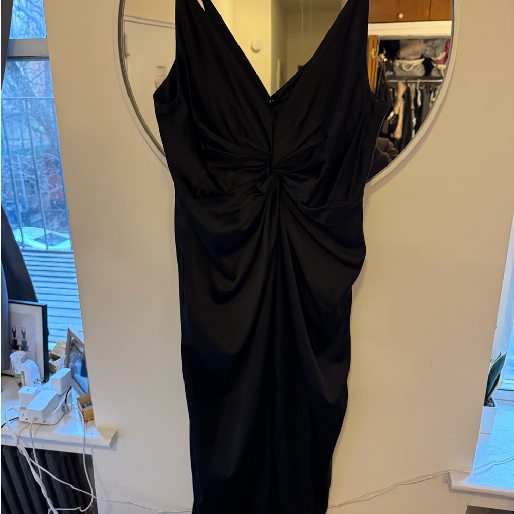Abercrombie & Fitch Black Midi Dress - Picture 4 of 4